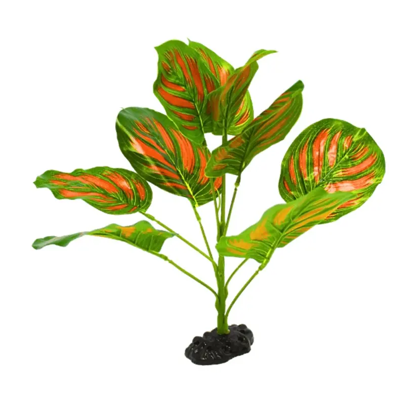 Repti Gear Green & Red Calathea Silk Reptile Plant