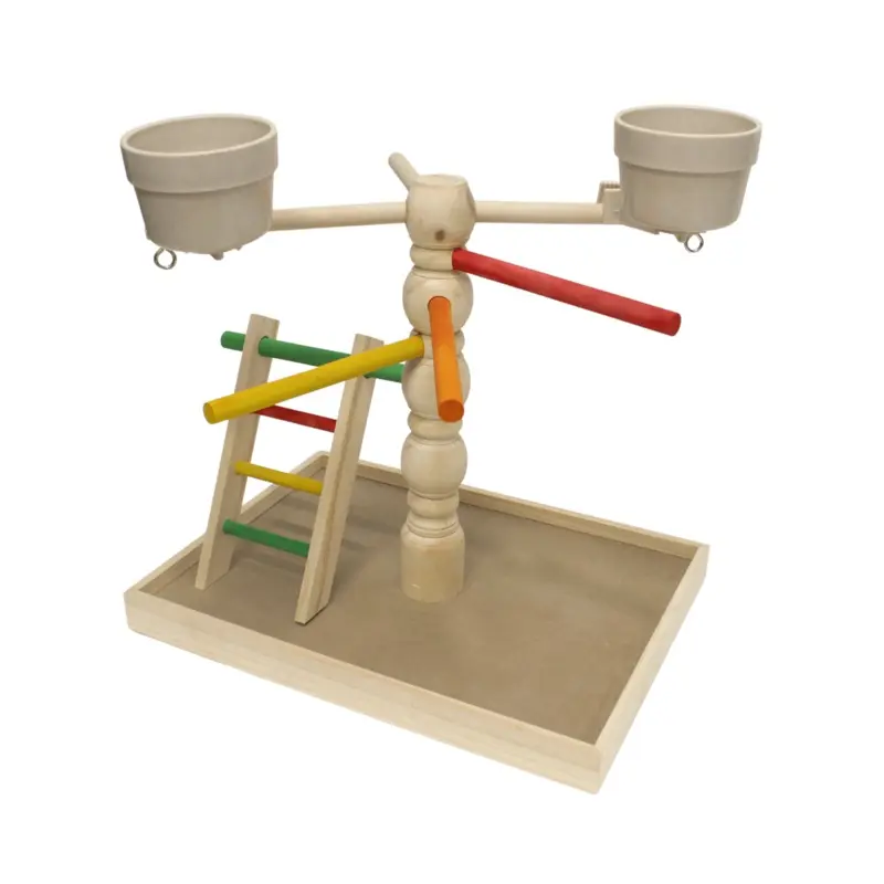 Tweeters Wooden Parrot Gym