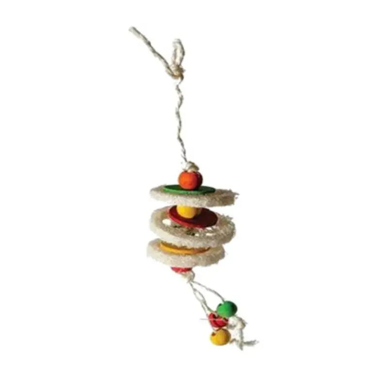 Featherland Paradise Loofa Triple Stacks Bird Toy One Size