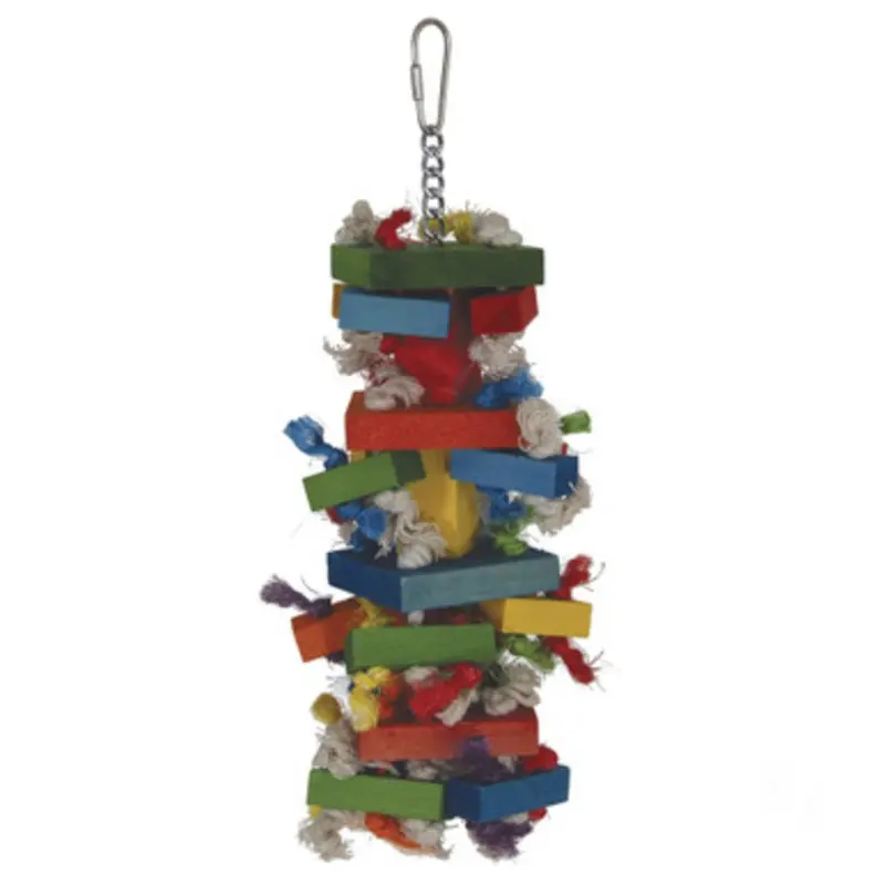 Featherland Paradise Medium Knots Block Bird Toy One Size