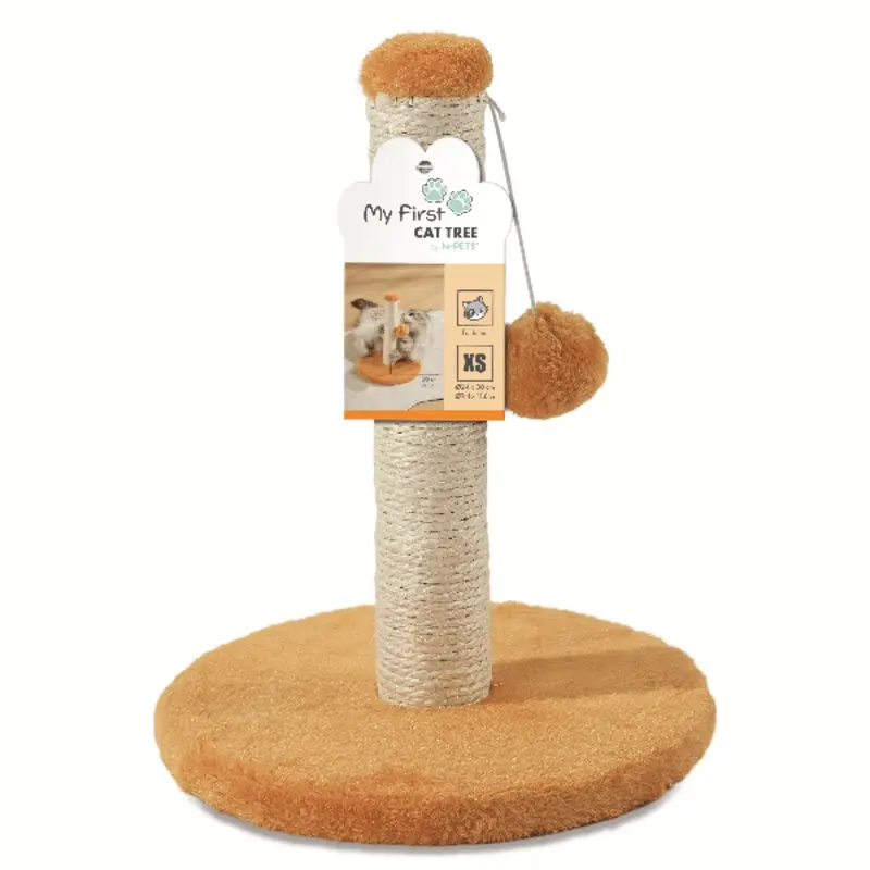 M-PETS My First Cat Tree Pompom Orange