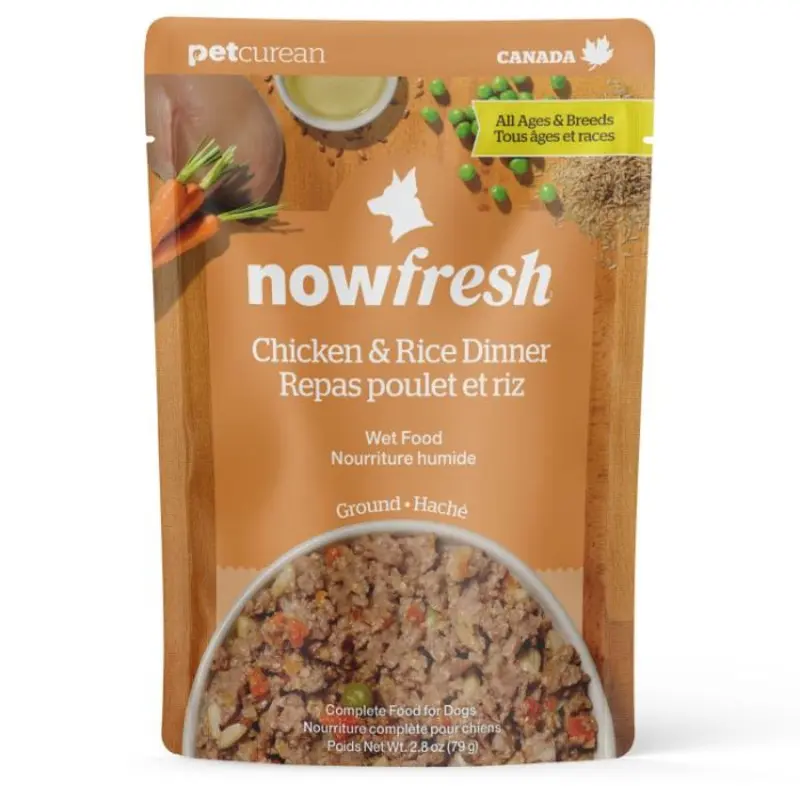 Now Fresh Ground Chicken & Rice Dinner Wet Dog Food with Grains