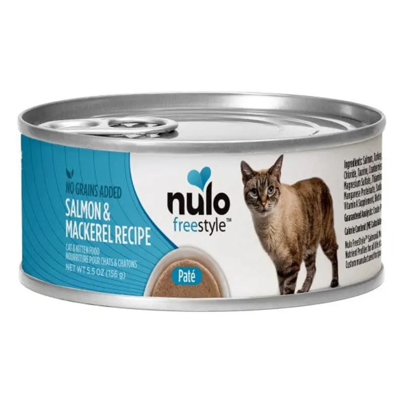 Nulo Freestyle Grain Free Salmon & Mackerel Recipe Canned Cat Food