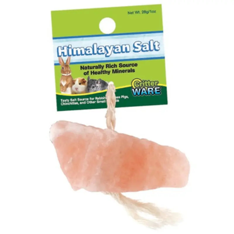 Critter Ware Himalayan Salt on a Rope for Small Animals 1 oz