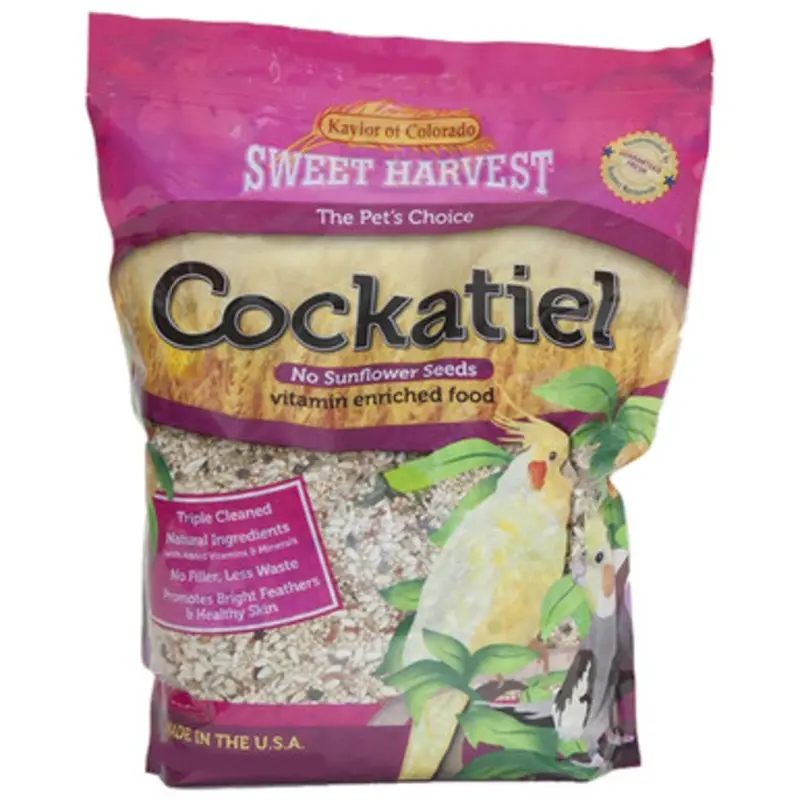 Kaylor of Colorado Sweet Harvest Cockatiel No Sunflower Seeds Bird Food 2 lb