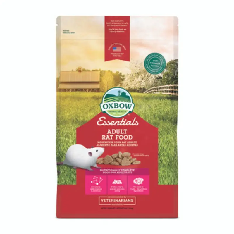 Oxbow Essentials Adult Rat Food 3 lb