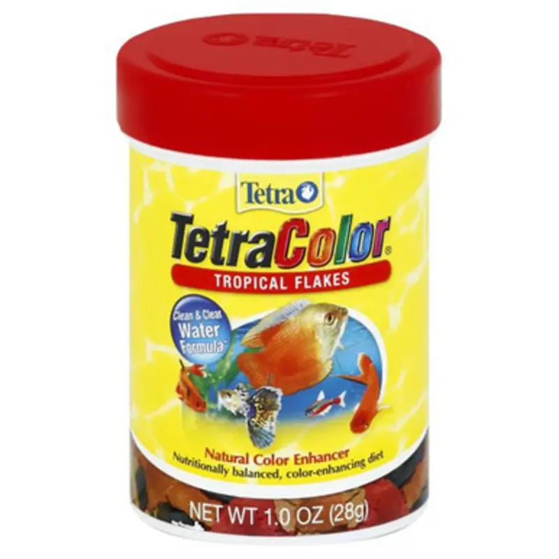 Tetracolor Tropical Fish Food Flakes 1 oz