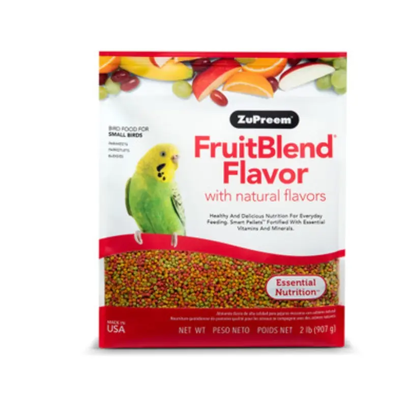 ZuPreem FruitBlend Flavor Small Bird Food 2 lb