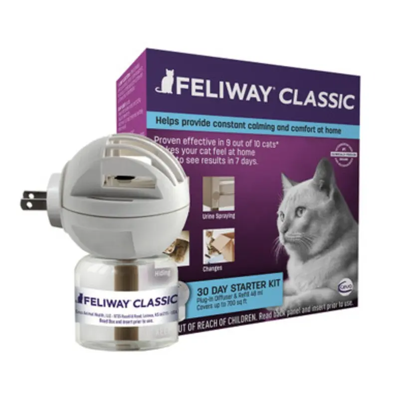 Feliway Cat Classic Calming Pheromone Diffuser Starter Kit One Size