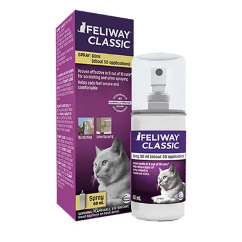 Feliway Cat Classic Calming Pheromone Spray 60 ml