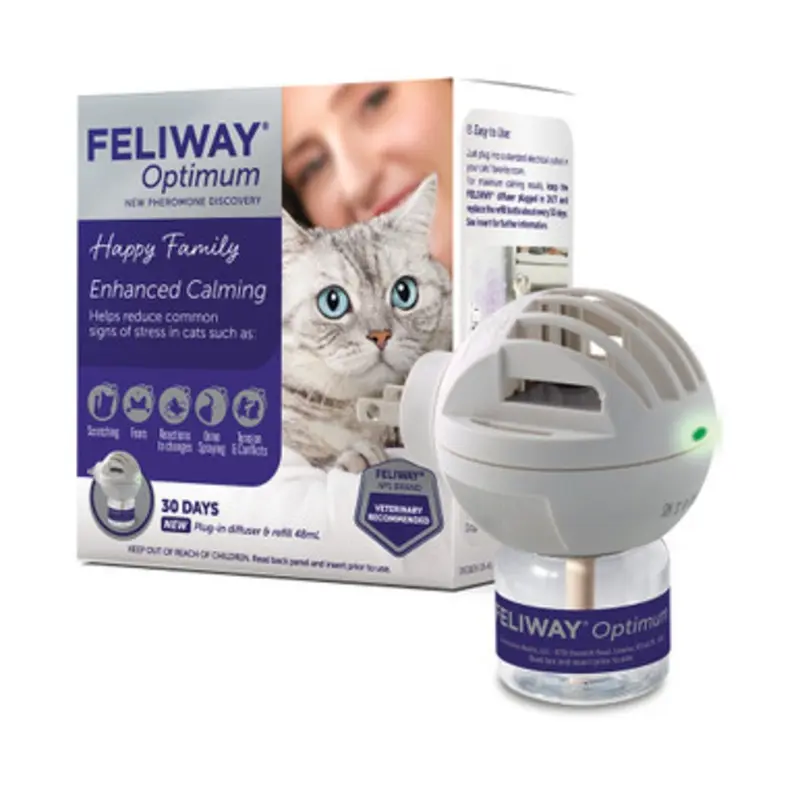 Feliway Cat Optimum Enhanced Calming Starter Kit One Size