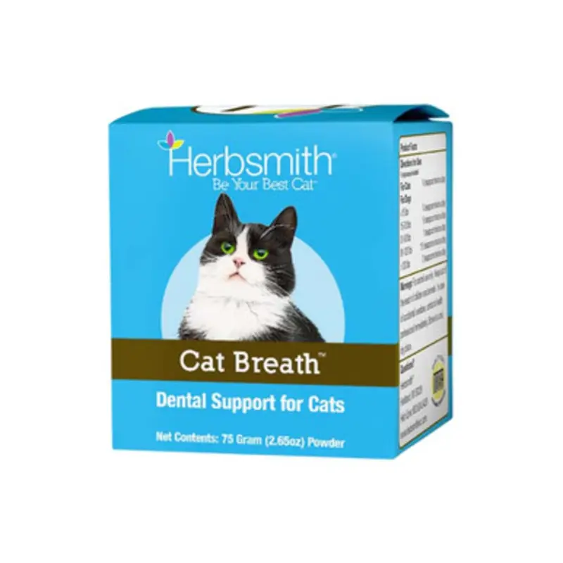 Herbsmith Cat Breath Dental Support Powder for Cats 2.65 oz