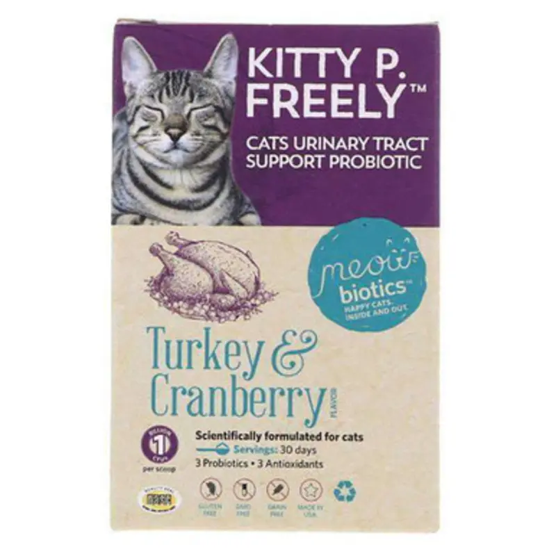 Kitty P. Freely for Cats Urinary Tract Support Probiotic Supplement .5 oz