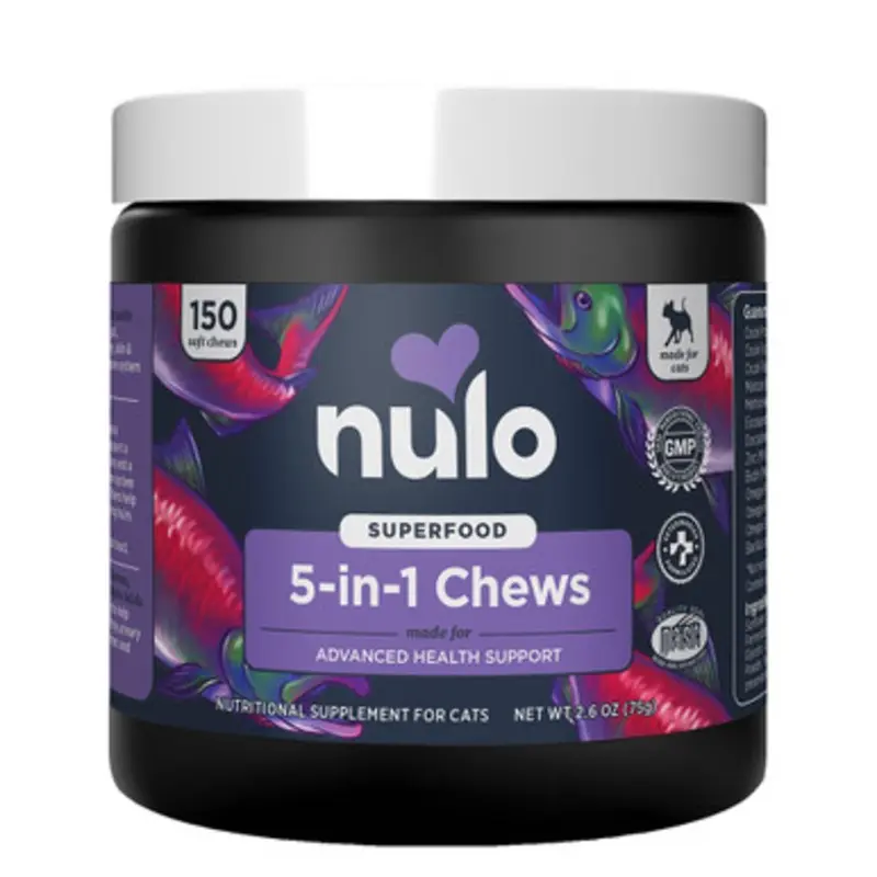 Nulo Superfood 5-in-1 Chews Cat Supplement 150 ct