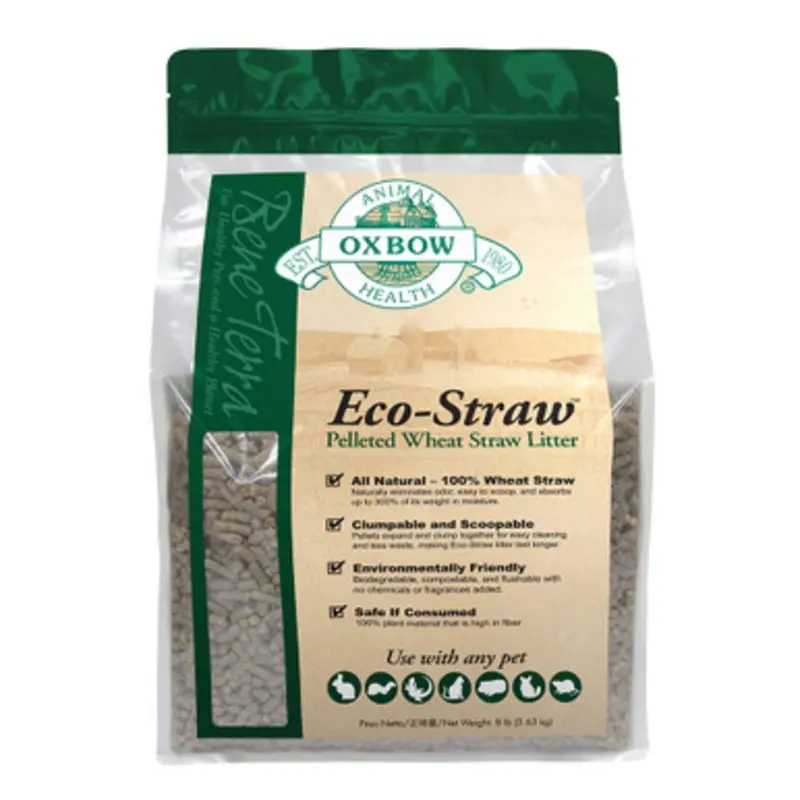 Oxbow Bene Terra Eco-Straw Pelleted Wheat Straw Small Animal Litter 20 lb