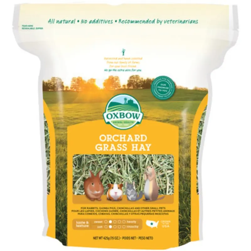Oxbow Orchard Grass Hay for Small Animals 15 oz