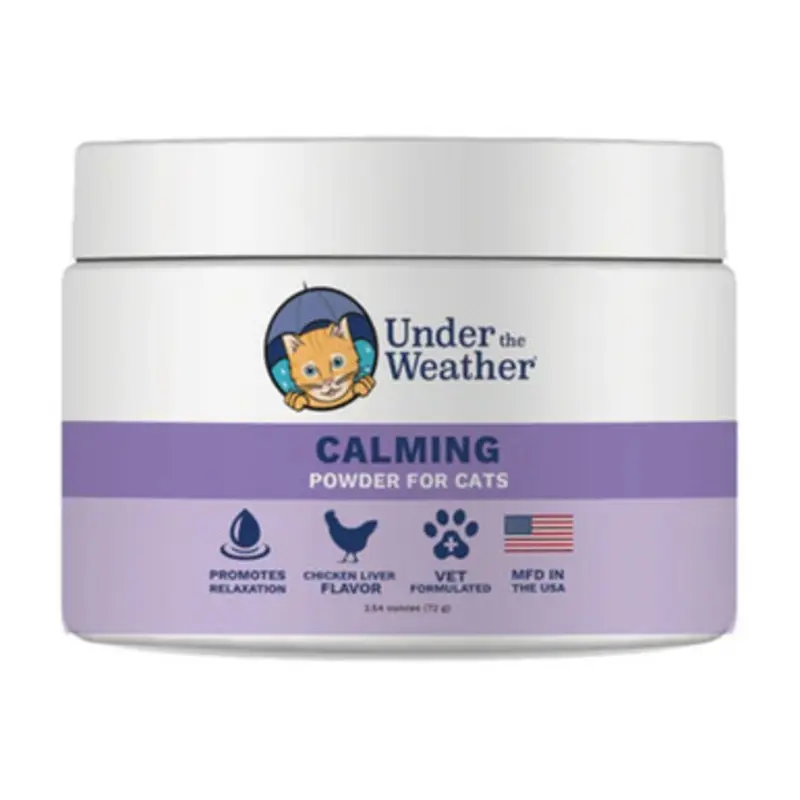 Under The Weather Calming Powder Supplement for Cats 2.54 oz