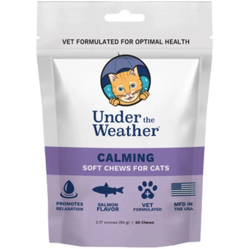 Under The Weather Calming Soft Chews for Cats 60 ct