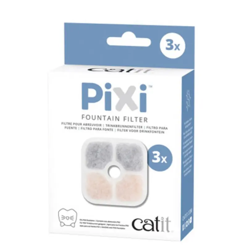 Catit PIXI Cat Water Fountain Filters, 3-Pack 3 pk