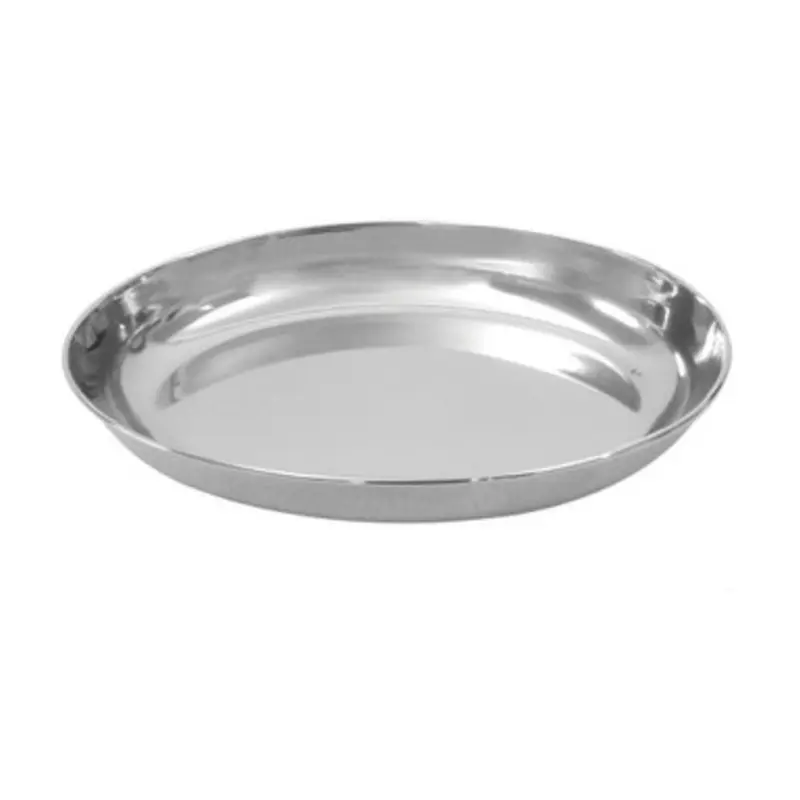 Dineasty Stainless Steel Oval Cat Bowl Small, 1 Cup
