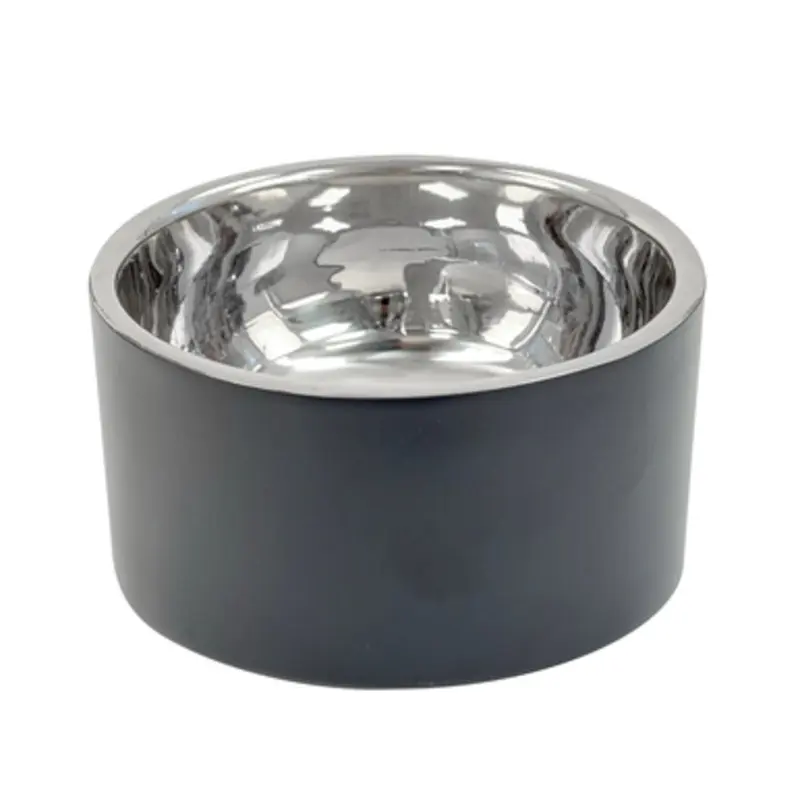 Fog City Pet Tilted Double Wall Stainless Steel Elevated Cat Bowl One Size