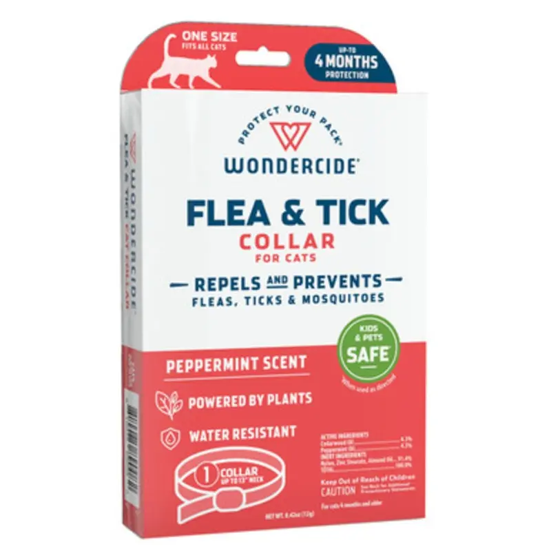 Wondercide Flea & Tick Collar for Cats w/ Natural Essential Oils