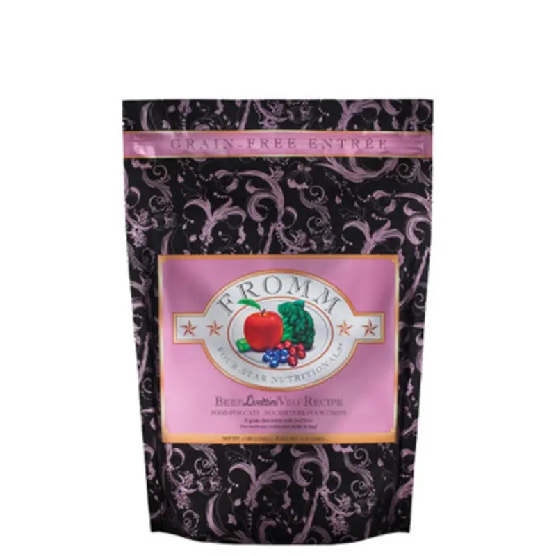 Fromm Four-Star Beef Livattini Veg Dry Cat Food 4 lb