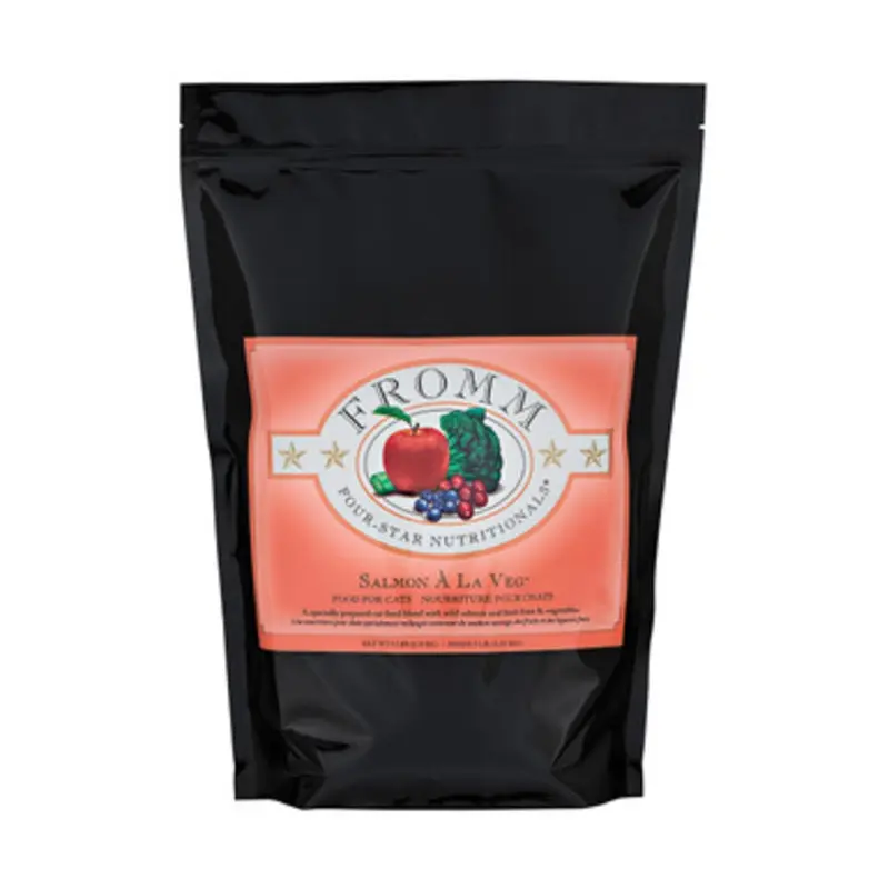 Fromm Four-Star Salmon A La Veg Dry Cat Food 4 lb