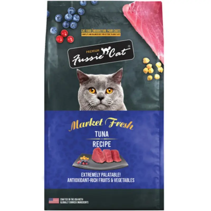 Fussie Cat Market Fresh Tuna Recipe Premium Dry Cat Food 3.5 lb