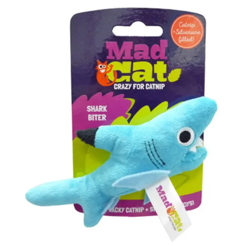 Mad Cat Shark Biter Cat Toy One Size