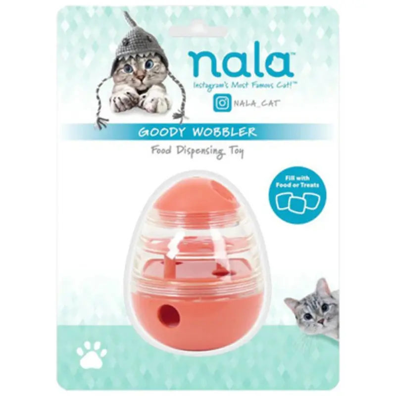 Nala Goody Wobbler Food & Treat Dispensing Cat Toy One Size