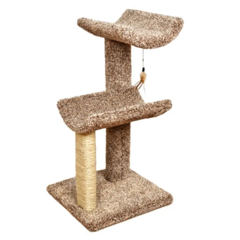 CatWare Double Platform Lounger Cat Tree 18" x 18" x 35"