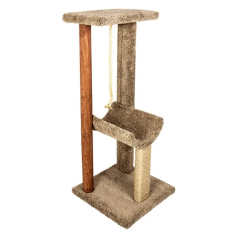 CatWare Kitty Cat Tower w/ Rope Cat Tree 20" x 20" x 47.5"