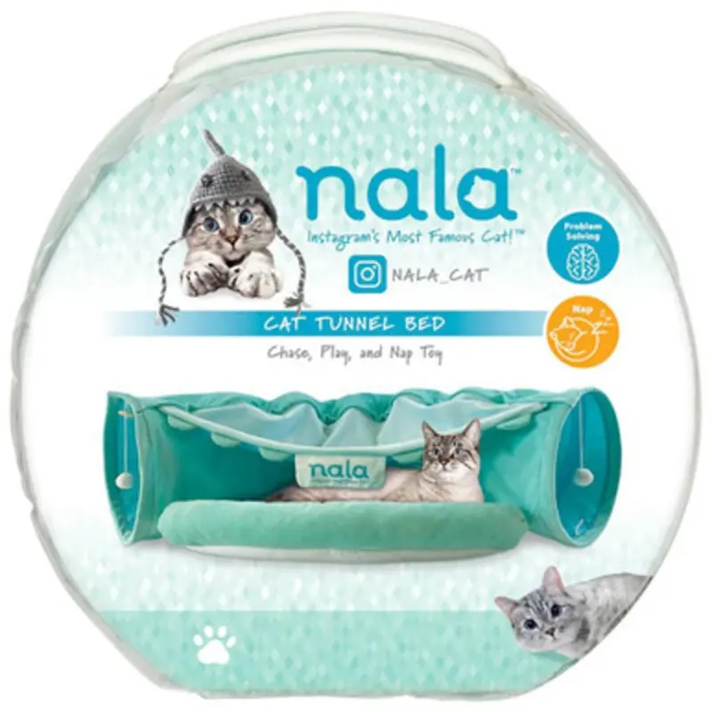Nala Cat Tunnel Bed Chase, Play & Nap Cat Toy One Size