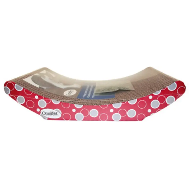 OmniPet Crescent Bubble Lounge Cat Scratch Pad 14"