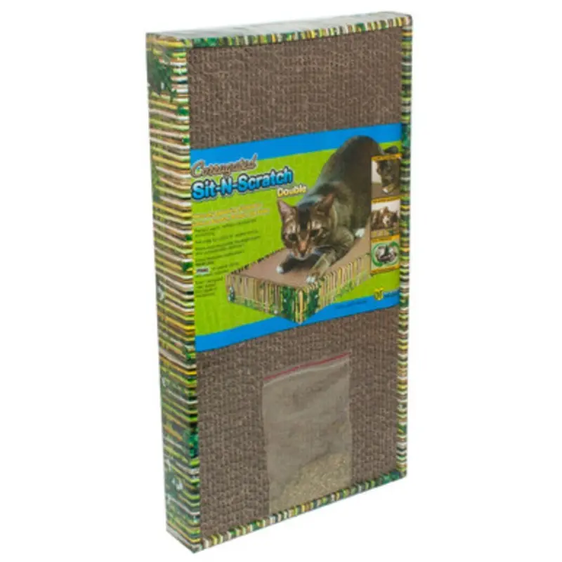 Ware Sit-N-Scratch Double Cardboard Cat Scratcher One Size