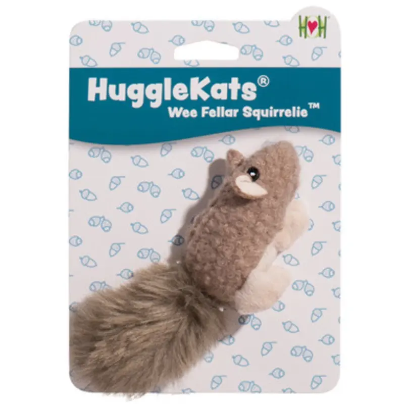 HuggleKats Wee Fellar Squirrelie Catnip Cat Toy One Size