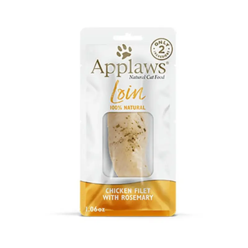 Applaws Loin Chicken Filet w/ Rosemary Natural Cat Treat 1.06 oz