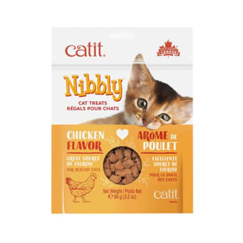 Catit Nibbly Chicken Flavor Cat Treats 3.2 oz