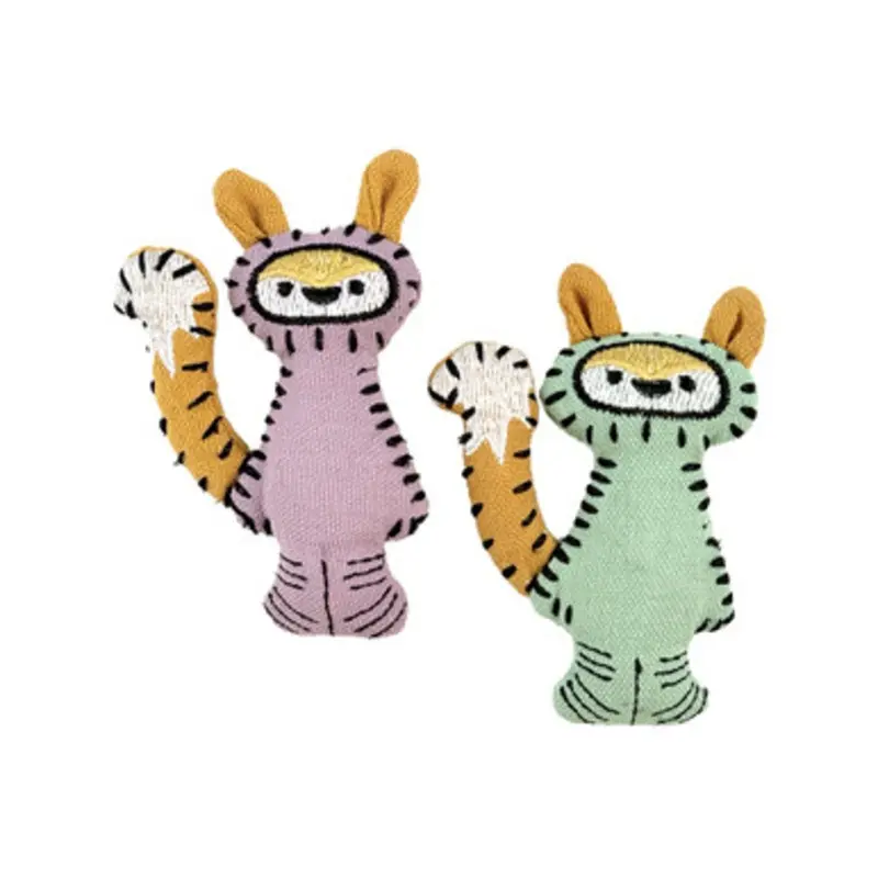 Fog City Pet Artisan Foxes Plush Catnip Cat Toys, 2-Pack 2 pk