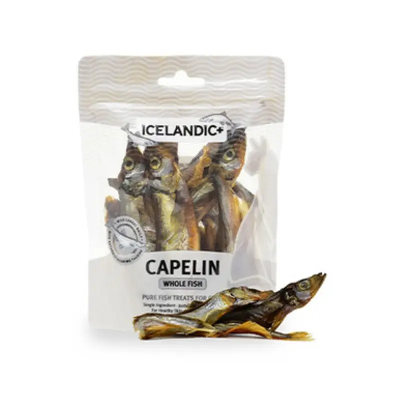 Icelandic+ Capelin Whole Fish Cat Treats 1.5 oz