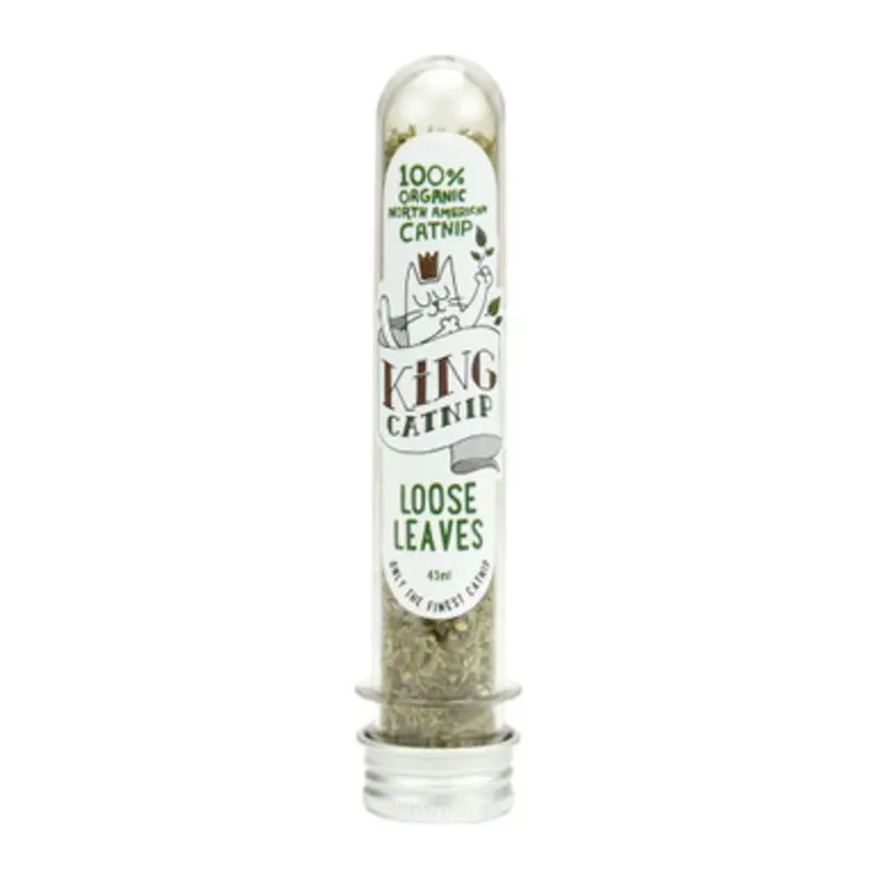 King Catnip Loose Leaf Catnip Tube 45 ml