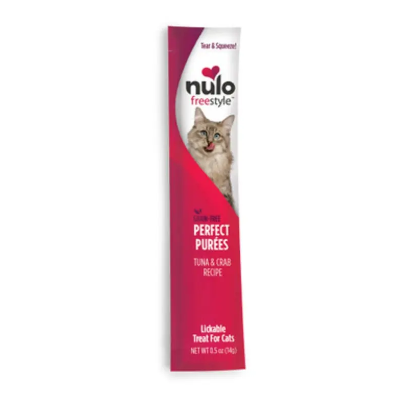 Nulo Freestyle Perfect Puree Tuna & Crab Lickable Cat Treat 0.5 oz