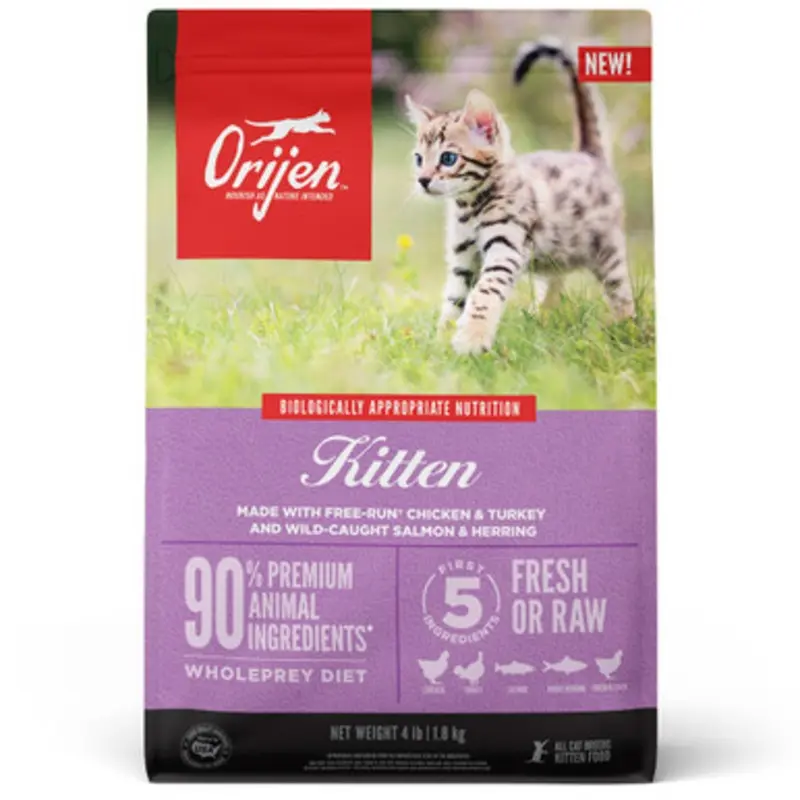 Orijen Kitten Recipe Dry Cat Food 4 lb