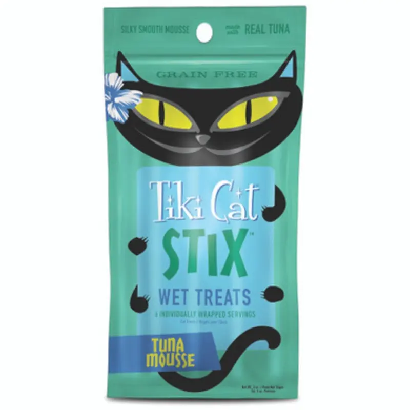 Tiki Cat Stix Tuna Mousse Wet Cat Treats 6 pk