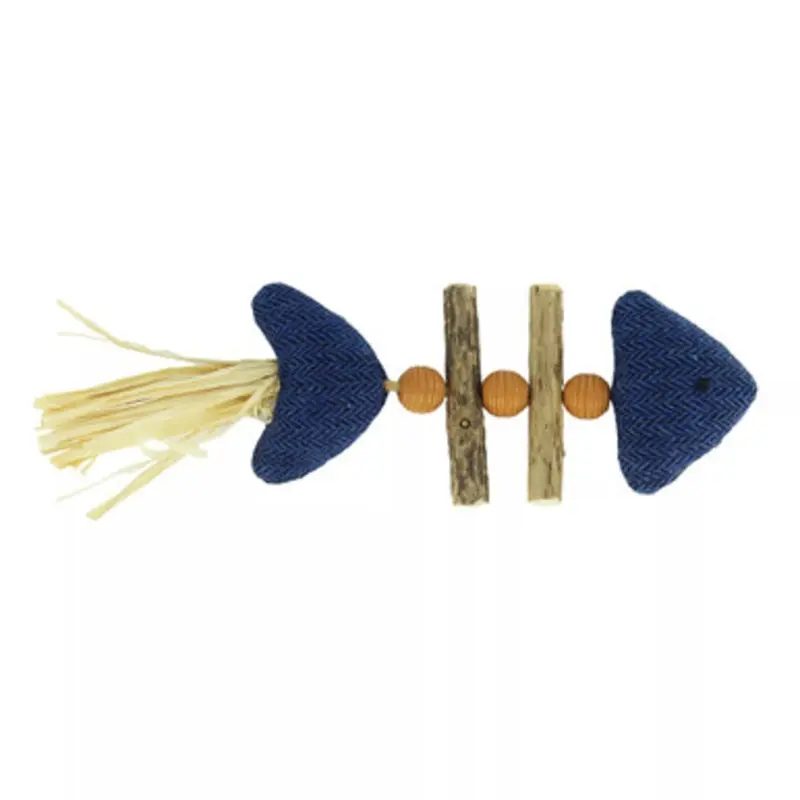 Turbo Blue Fish Dangle Interactive Cat Toy One Size