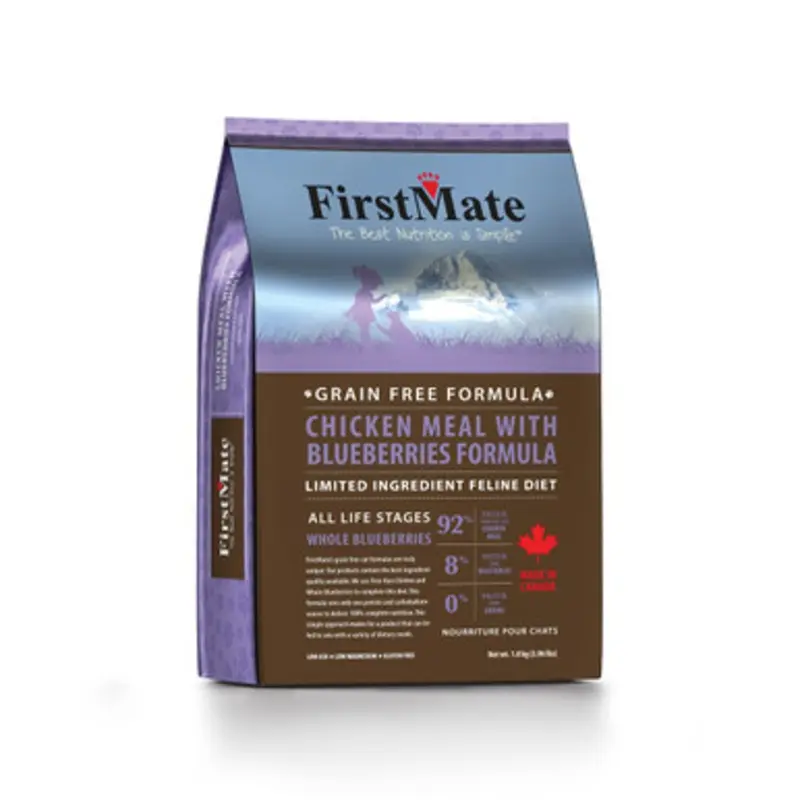 FirstMate Chicken Meal with Blueberries Formula Dry Cat Food 3.96 lb