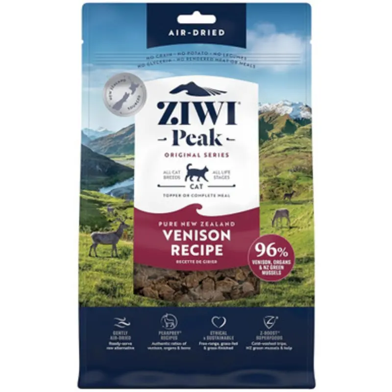 ZIWI Peak Venison Recipe Air-Dried Cat Food 14 oz