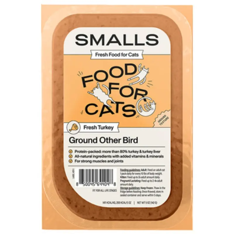 Smalls Gently Cooked Ground Other Bird Fresh Turkey Recipe Minced Cat Food 5 oz