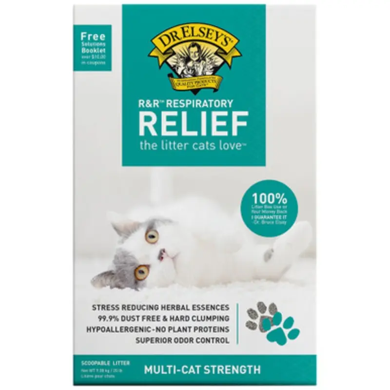 Dr. Elsey's Precious Cat R & R Respiratory Relief Clumping Cat Litter 20 lb